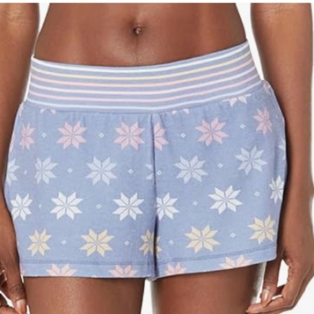 PJ Salvage womens Loungewear Mountain Love Short, Blue, Size XL, NWT